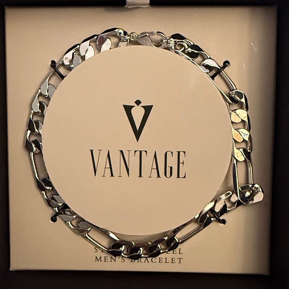 Stainless steal Men's Bracelet Tarnish free bracelet silver unisex jewelry